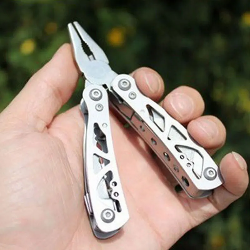 Free shipping quality outdoor multi-purpose tool pliers mini gift stainless steel folding multi-function | Инструменты