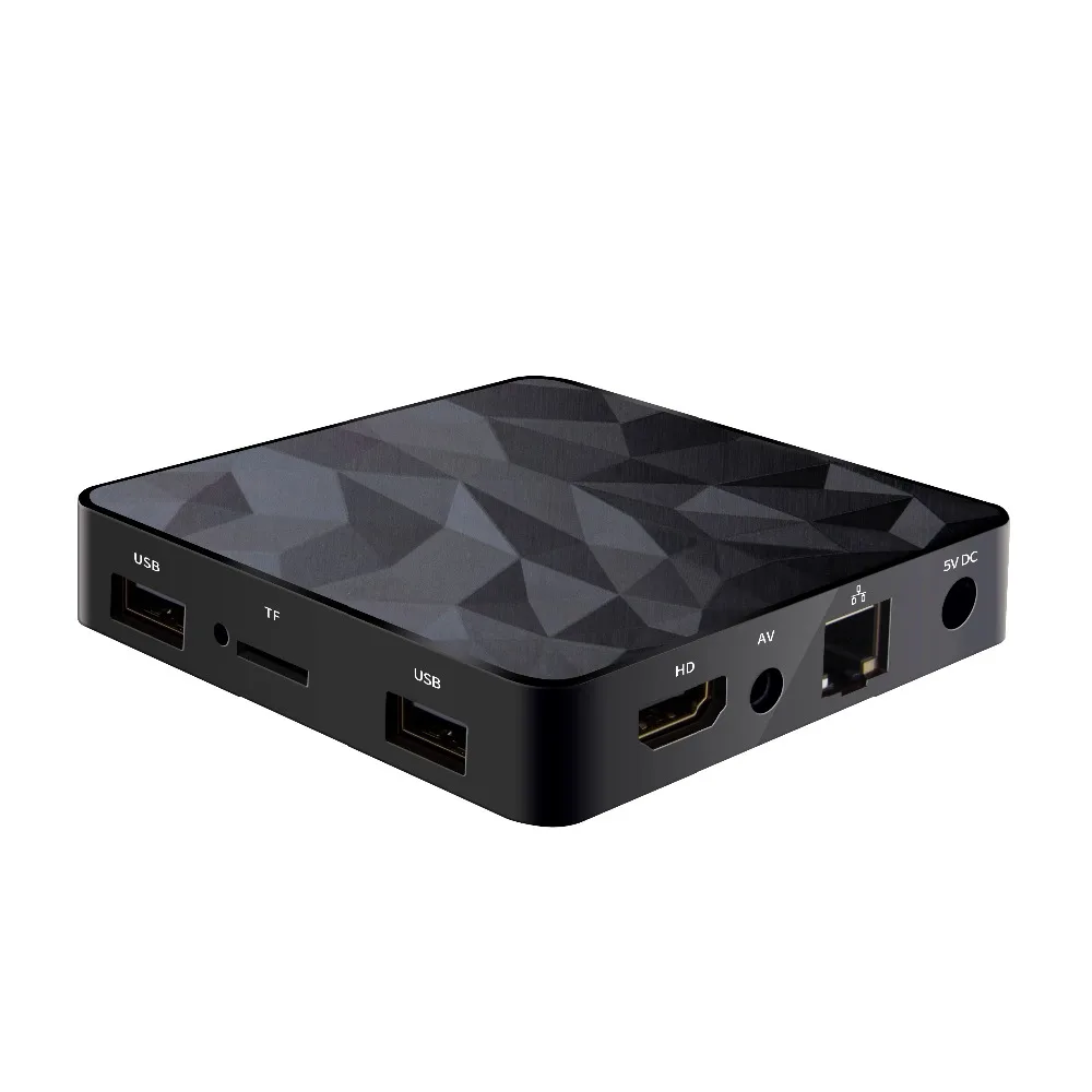 VHXSIN 20 шт./лот Q96 Мини Android 7 1 Smart TV Box 2 Гб RAM 16 ROM Amlogic S905W четырехъядерный приставка