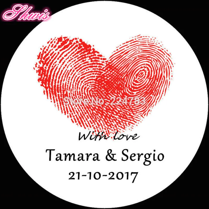 100 шт персонализированные свадебные наклейки на заказ в виде конфет Свадебные