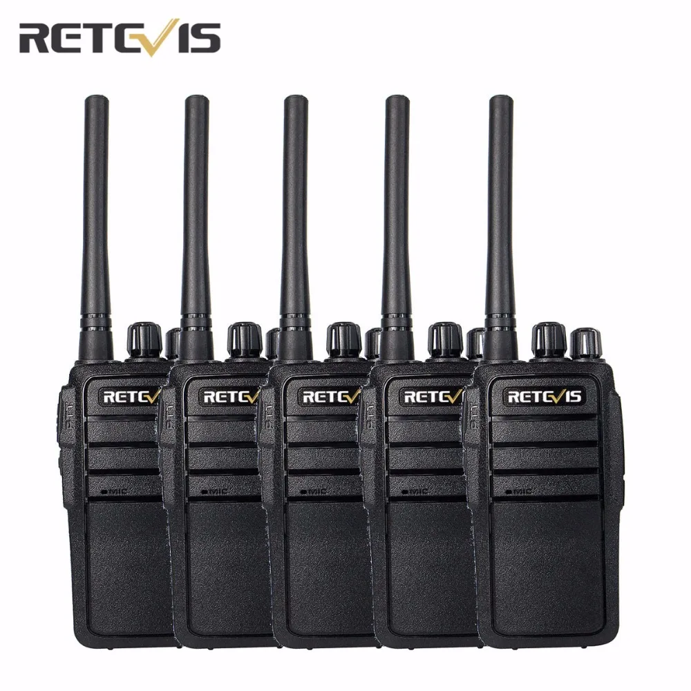 Дешевые 5 шт. Retevis RT21 рация UHF 16CH CTCSS/DCS тот VOX сканирование скремблер 2 Вт удобный cb