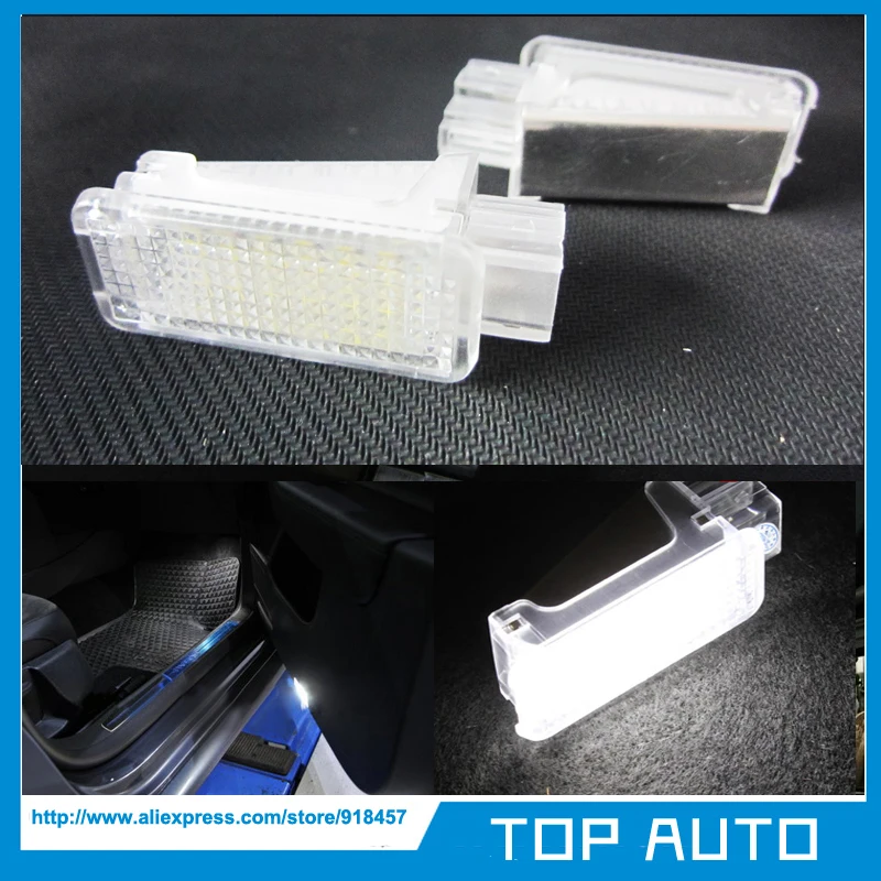 2шт 18SMD светодиодный светильник для багажа под дверью без ошибок Audi A1 A3 S3 A4 S4 RS4|led