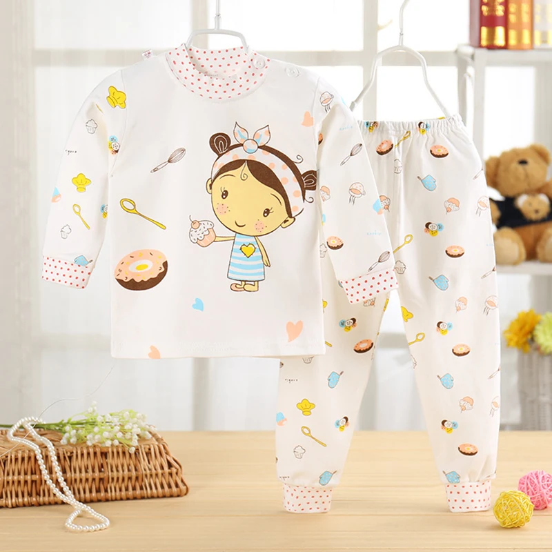 С длинным рукавом футболки для мальчиков весенняя одежда девочек комплект из