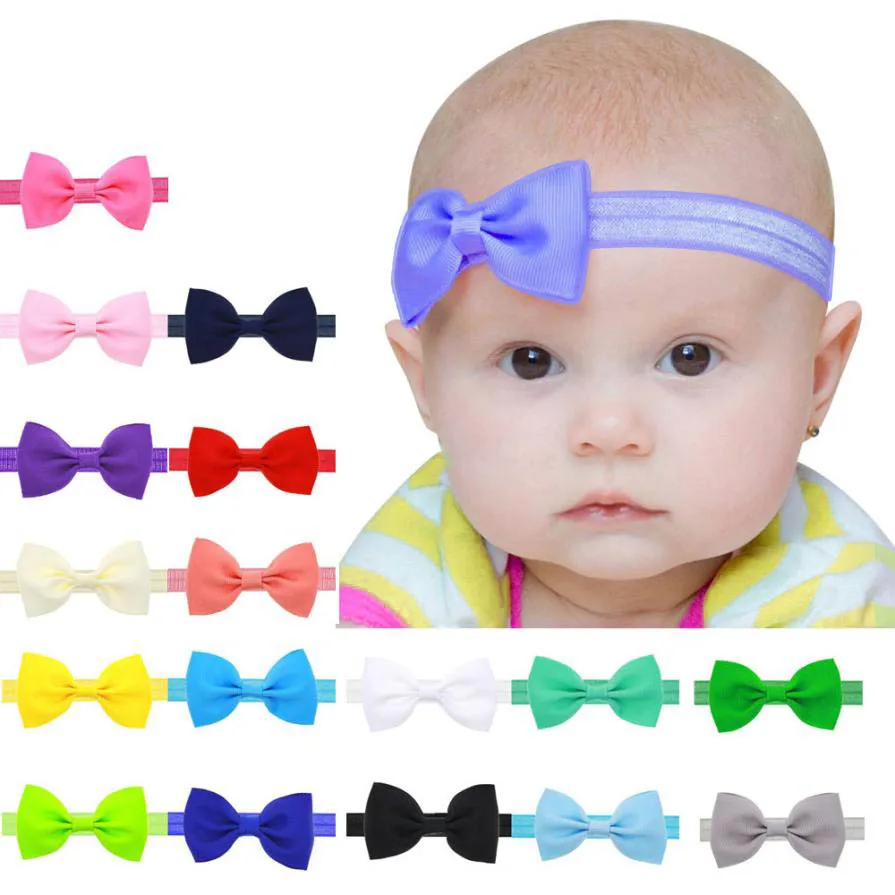 T.R лента для маленьких девочек мини бант резинка эластичная повязка на голову 1