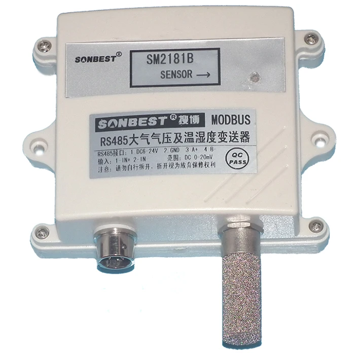 RS485 network pressure and temperature and humidity integrated sensor transmitter SM2181B