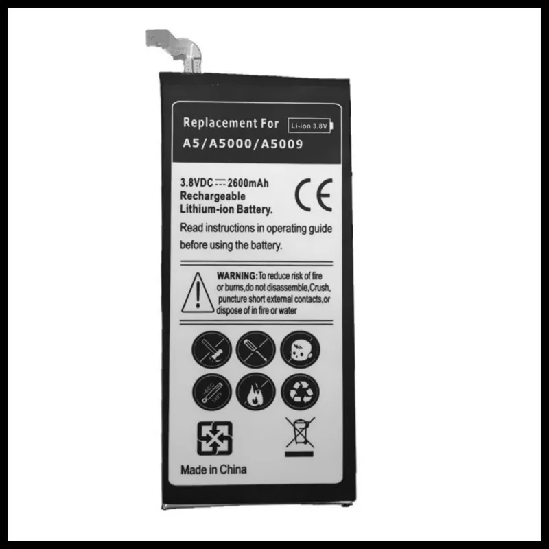 Высокое качество EB-BA500ABE Замена Батарея для samsung Galaxy A5 A5000 A5009 SM-A500F A500F SM-A500FU A500K Батарея
