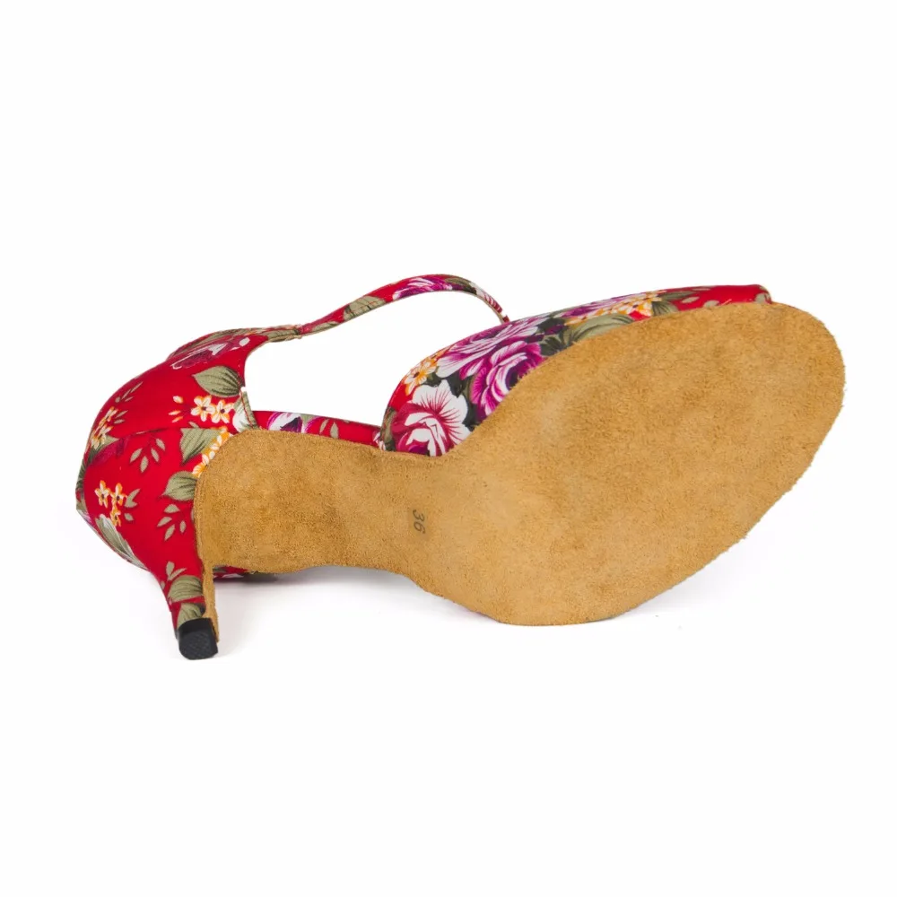Женская обувь для танцев каблуки 6/7 5/8 5 см замшевая подошва VA20|ballroom dance shoes|dance