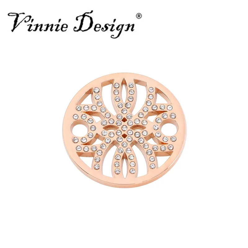 Винни дизайн ювелирных изделий ранняя Роза в росе золото 33 мм Монета для большого