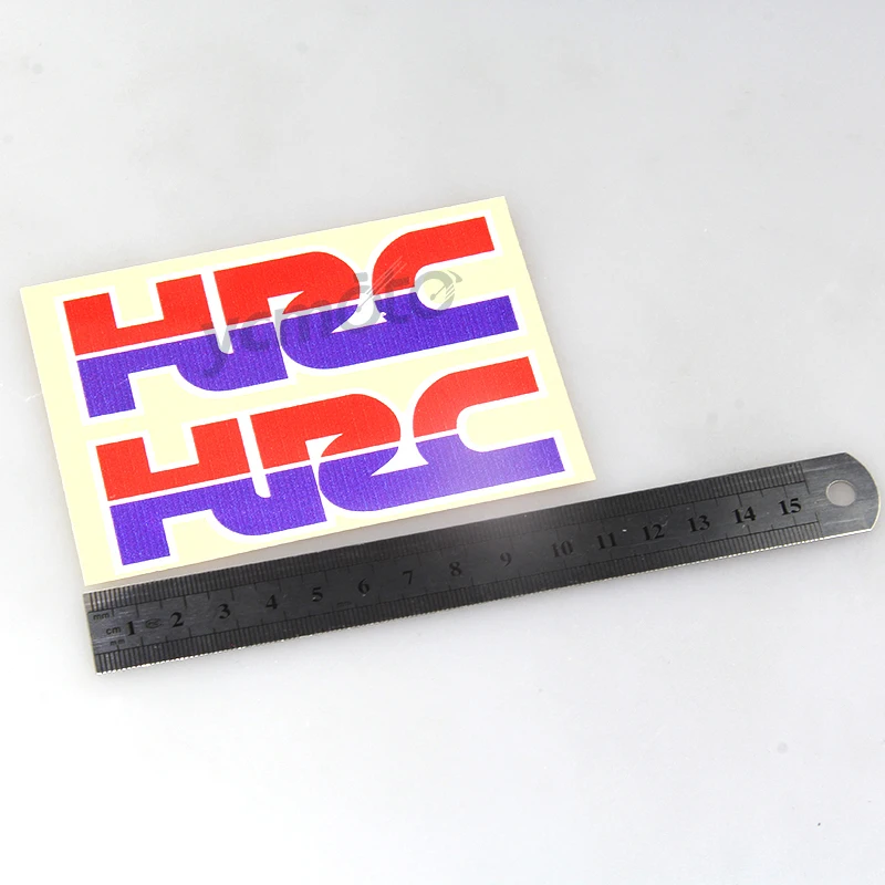1 pair Motorcycle Vinyl DIY HRC Decals Fairing Stickers For Honda CBR1000RR CBR600RR 250R 600F car-styling Sticker Emblem Badge |