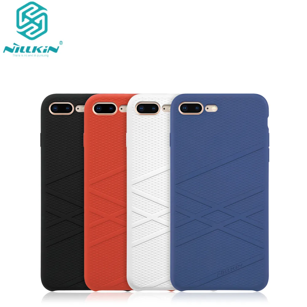 Оригинальный жидкий силиконовый чехол NILLKIN для Apple iPhone 8 plus мягкий накладка 5 дюйма