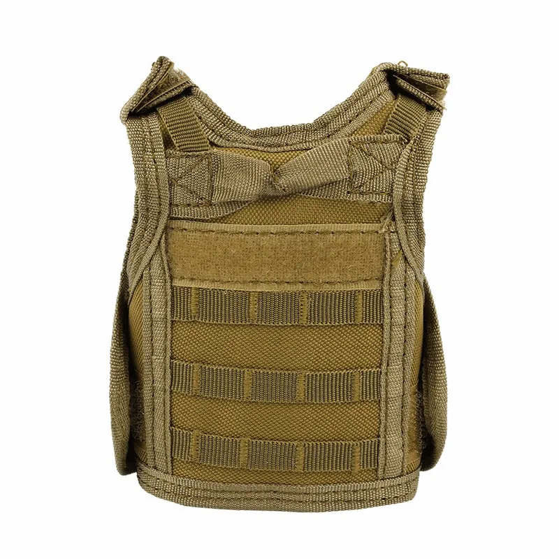 Мини Тактический Жилет для пивных бутылок комплект регулируемый плечевой ремень