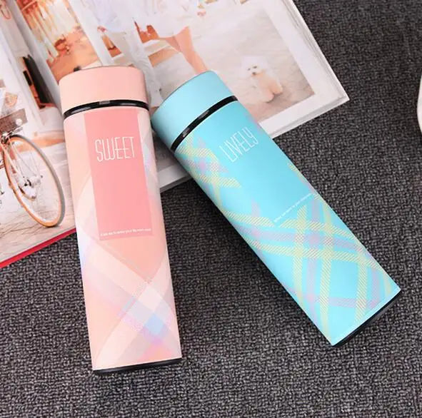 Новый 3 вида цветов термос кружка 480 мл Термос из нержавеющей стали кофейная