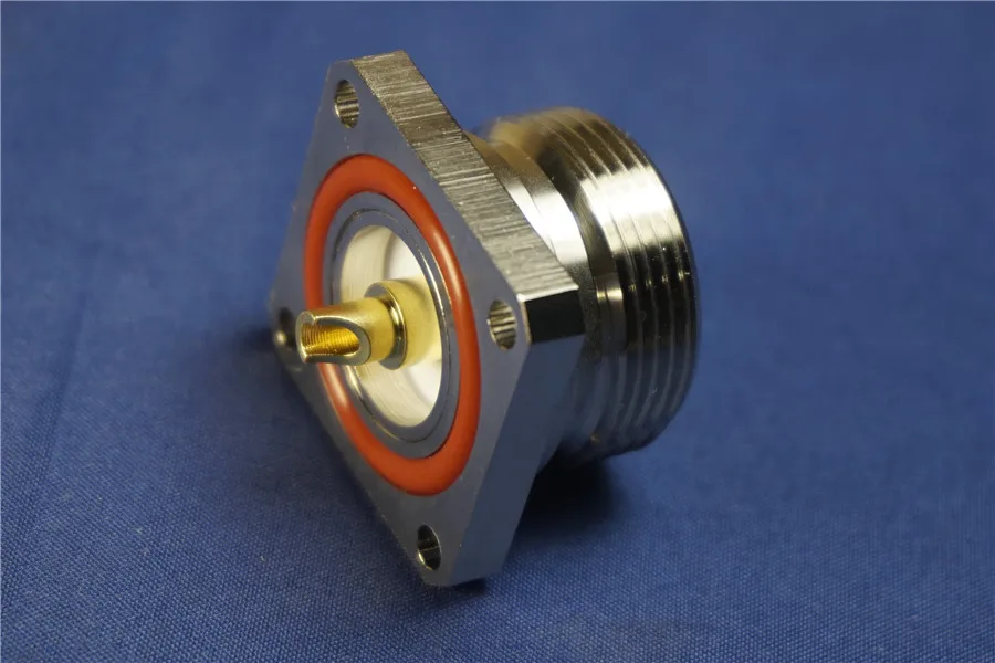 2 шт. 7/16 L29 Резьбовая муфта RF коаксиальный разъем DIN фланцевое крепление