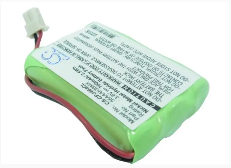 Аккумулятор Cameron Sino 700 мАч для AASTRA BE3850 BE3872 MOD B плагин PM38BAT RADIO SHACK 239104 433590 43-3590 |