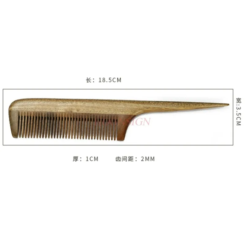 Sandalwood Professional Hair Comb Tail Combs Pick Distribution Road Child Tie Wood Straight Hairbrush Hairdressing Supplies Sae