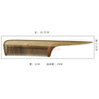 sandalwood professional hair comb tail combs pick distribution road child tie wood straight hairbrush hairdressing supplies sae