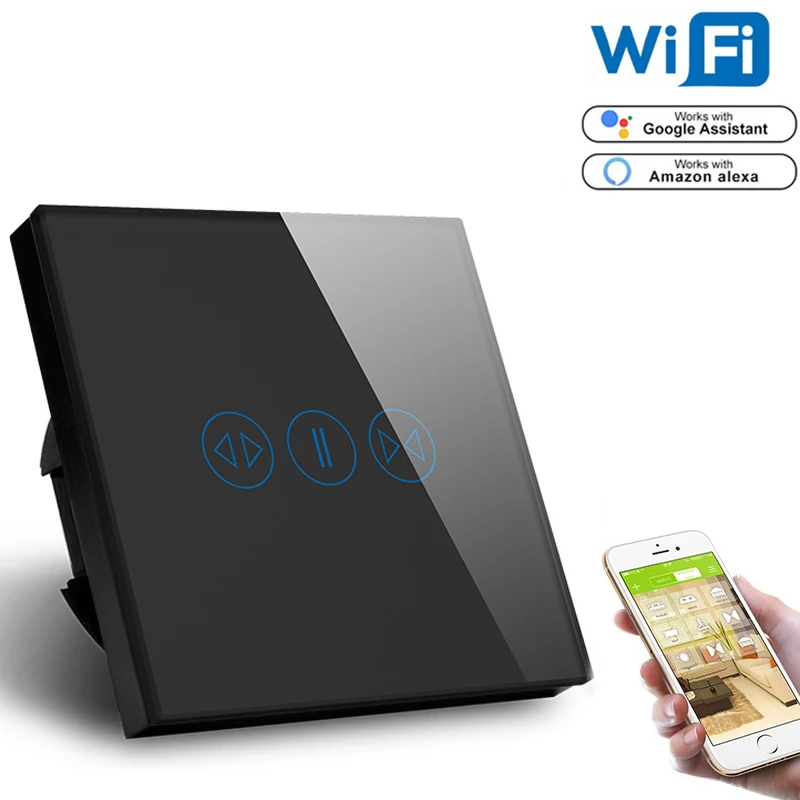 ASEER Tuya Smart Life WiFi занавес переключатель для электрического шторного затвора Google