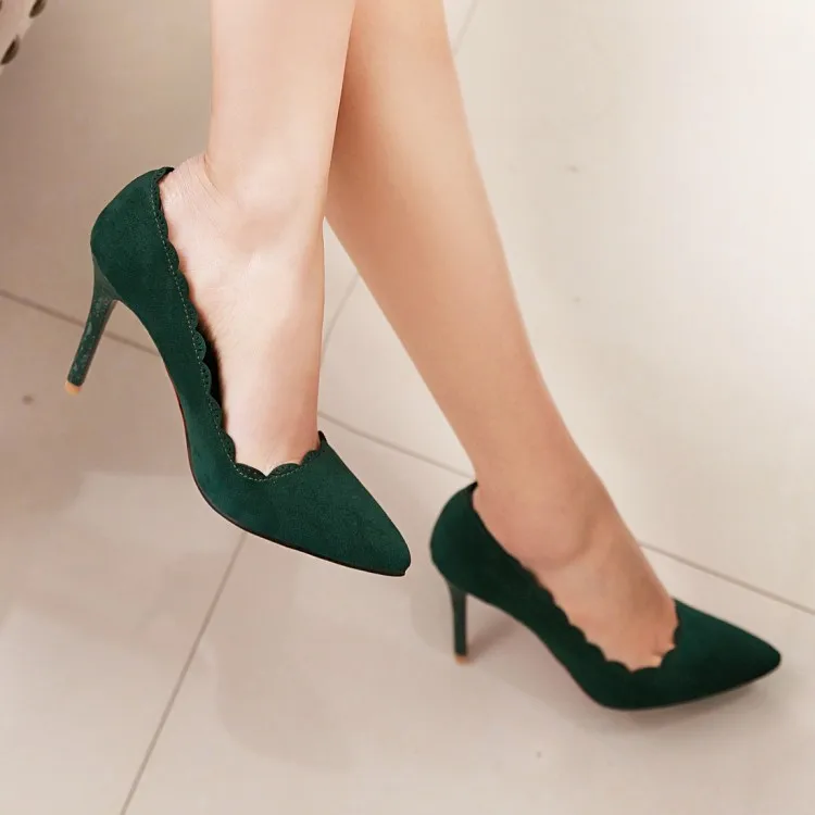 Женская обувь на высоком каблуке женская тонком с острым носком тонкие туфли