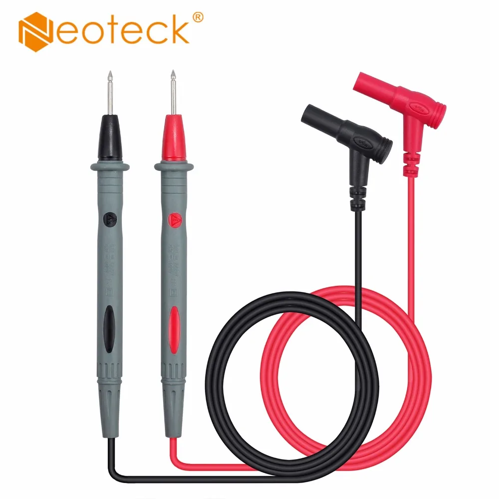 

Neoteck High Quality Digital Multimeter 1000V 10A Test Lead Cable Probe Red Black Replacement Multimeter Needle Tip Meter