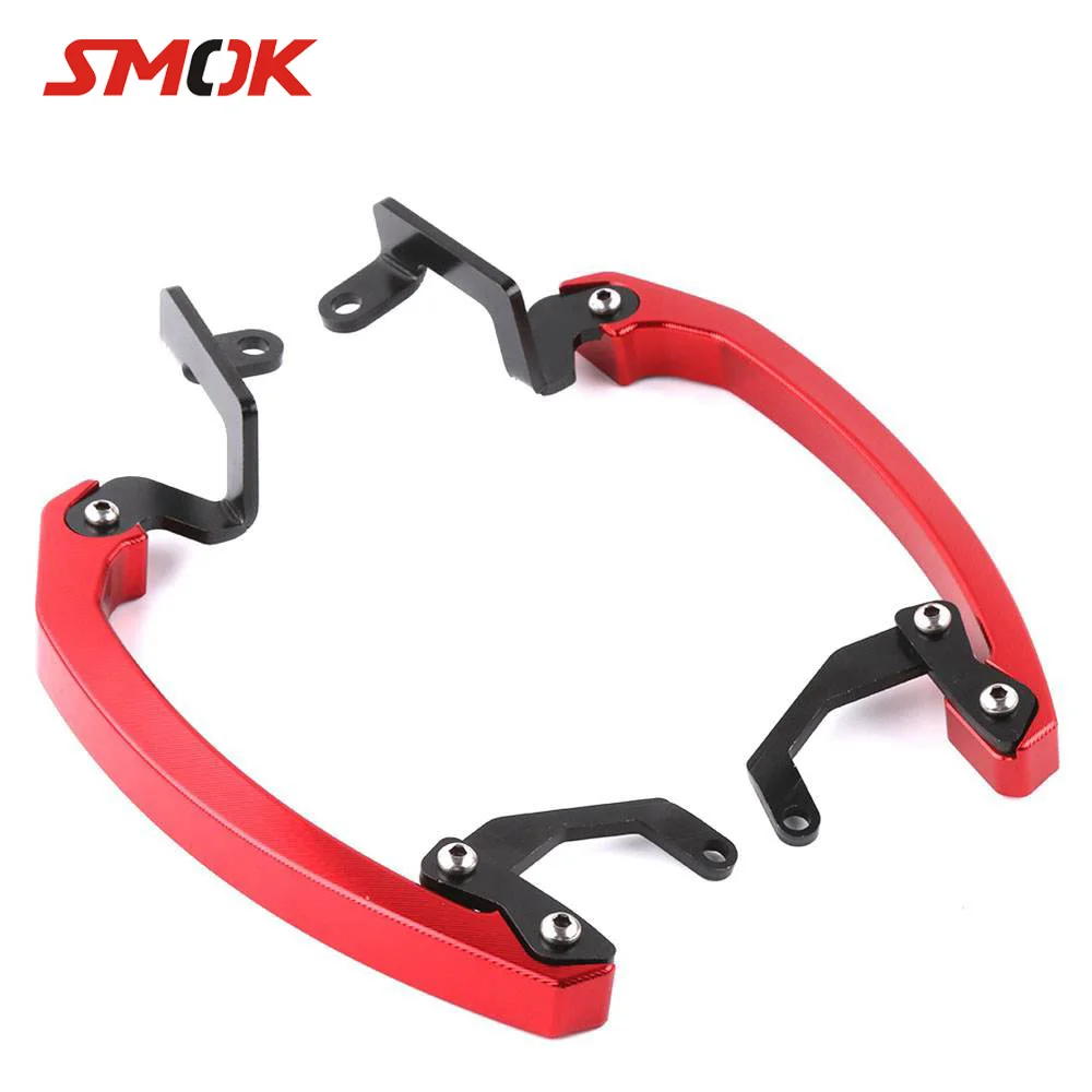 SMOK Мотоцикл с ЧПУ Алюминиевый сплав заднего сиденья пассажирский Pillion ручка