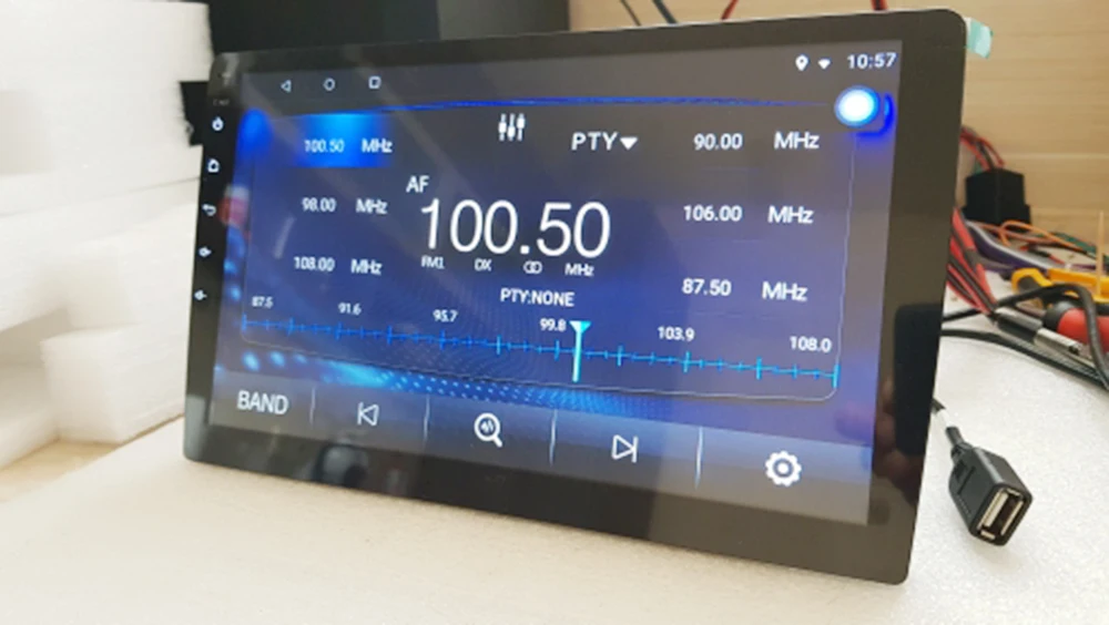 10 дюймов Android 8,1 универсальный автомобильный Радио один din android автомобильный Радио dvd-плеер gps навигация wifi Bluetooth MP5 плеер задняя камера