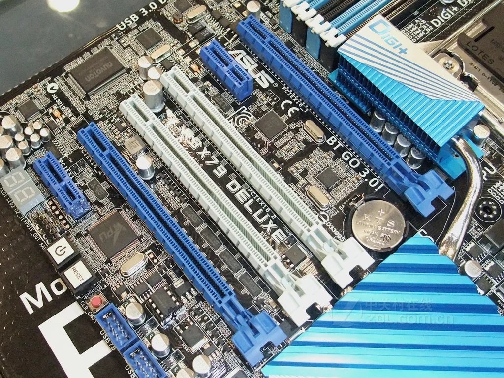 Материнская плата Asus P9X79 Deluxe для настольных ПК X79 Socket LGA 2011 Core i7 DDR3 64G ATX UEFI биос оригинальная б/у материнская плата в продаже
