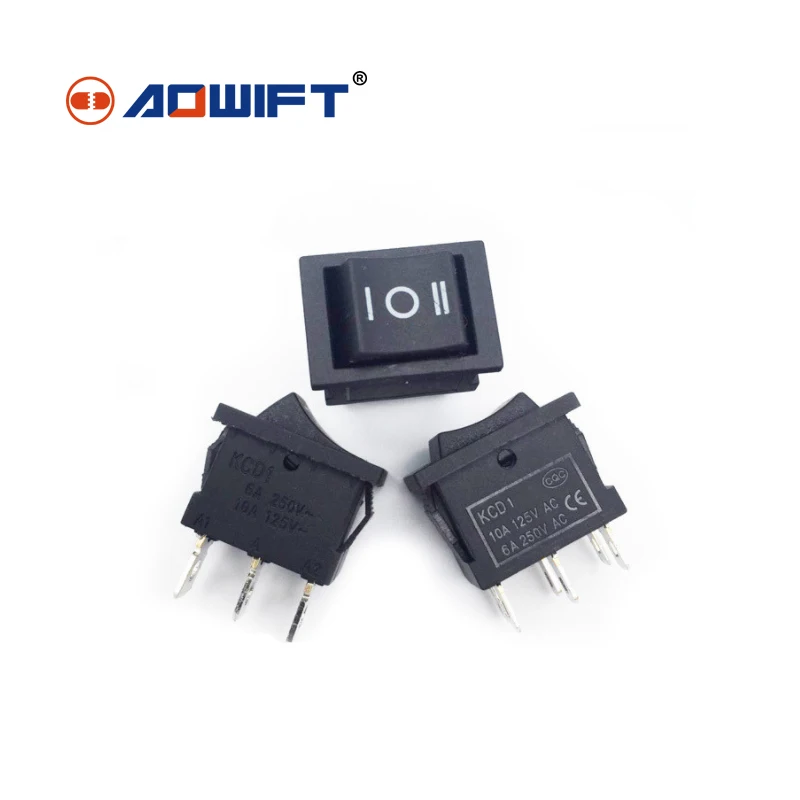 Promotion 5 pcs x AC KCD 3 Pin SPDT ON-OFF 2 way / ON-OFF-ON 3way Position Boat Rocker Switch | Обустройство дома