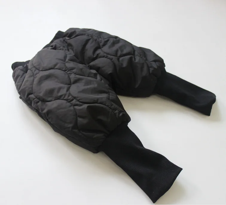 black pants Комплекты детской одежды в Корейском стиле; винтажный утепленный жилет; штаны-шаровары; унисекс; водонепроницаемая одежда для маленьких мальчиков и девочек; теплая одежда; костюмы - Цвет: black pants