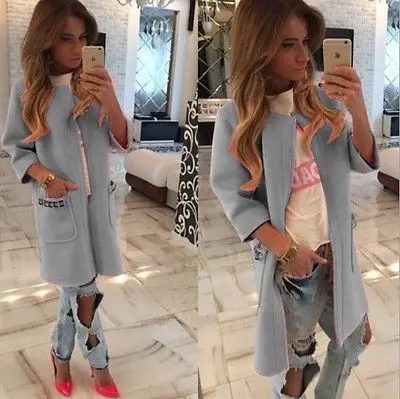 Новинка 2015 Стиль Женские Пальто Куртка Wrap кольчуга зима теплая длинная парка