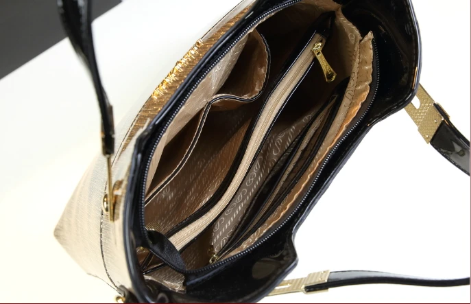 

Luxury handbag women bag designer high quality patent leather bags famous brand ladies office work tote bride red wedding clutch