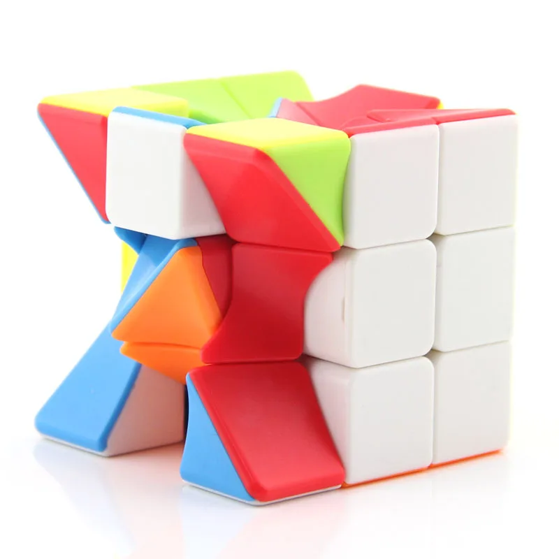 Крутящийся волшебный кубик FanXin 3x3 цветной витой головоломка Игрушка развивающая