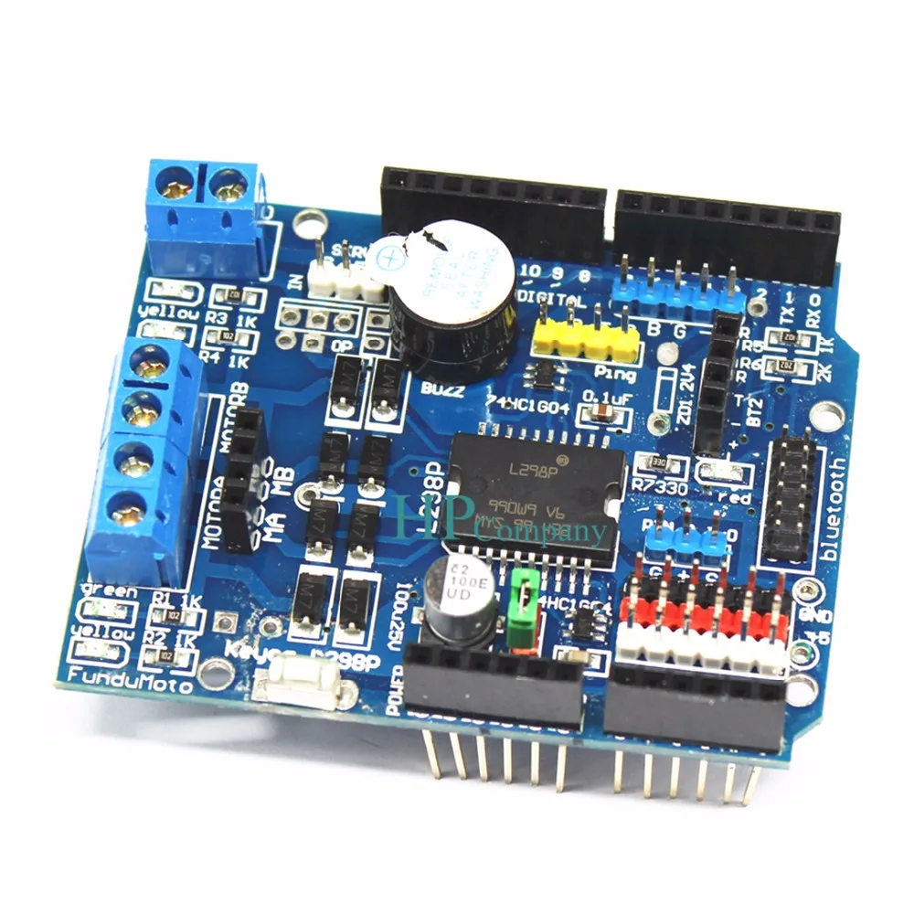 1 шт L298P контроллер скорости ШИМ двойной драйвер высокой мощности H bridge Bluetooth