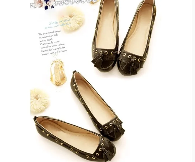 Женщины Натуральная кожа кисточкой блестками индивидуальные броская обувь