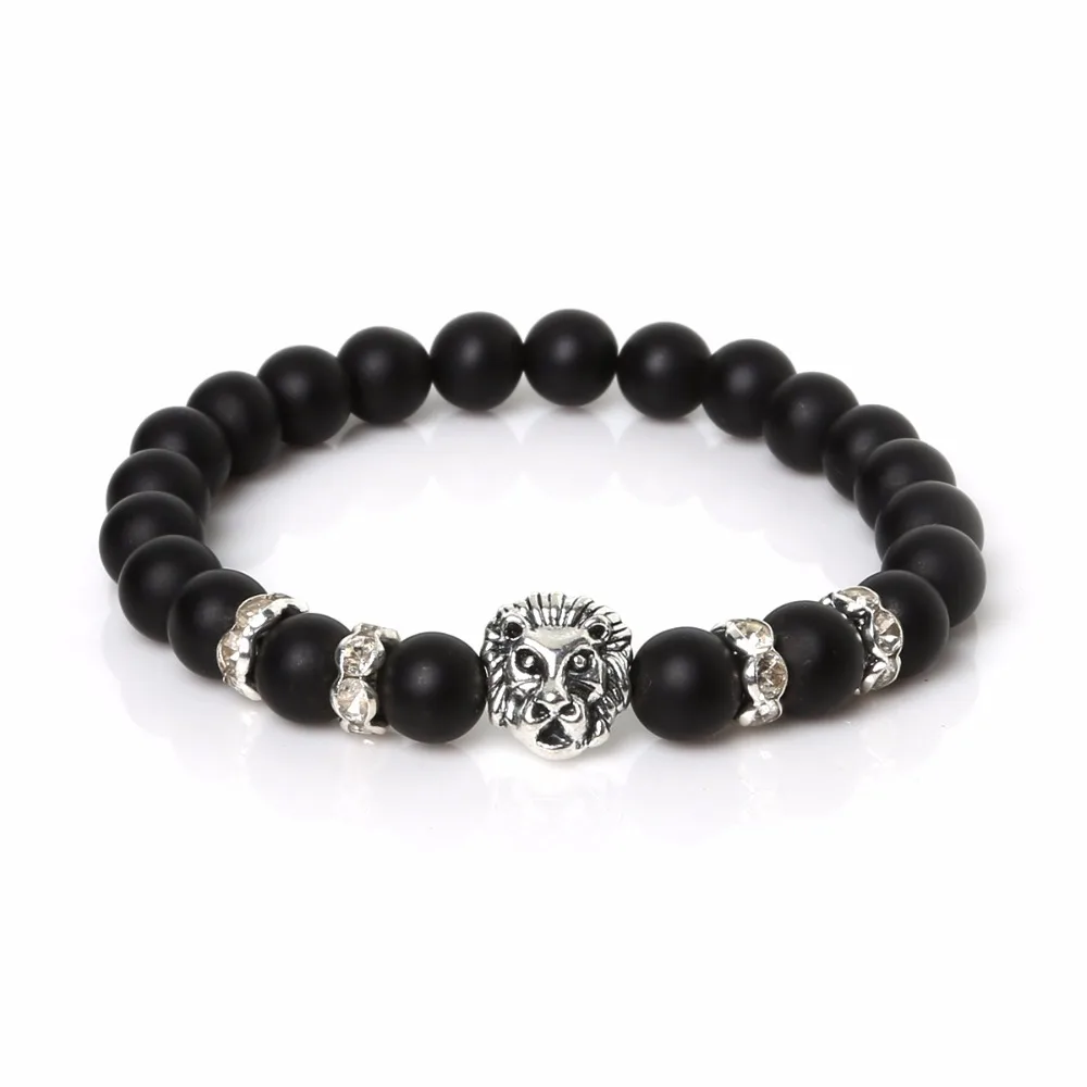 Оптовая продажа позолоченные и серебряные браслеты в античном стиле Будда Лев