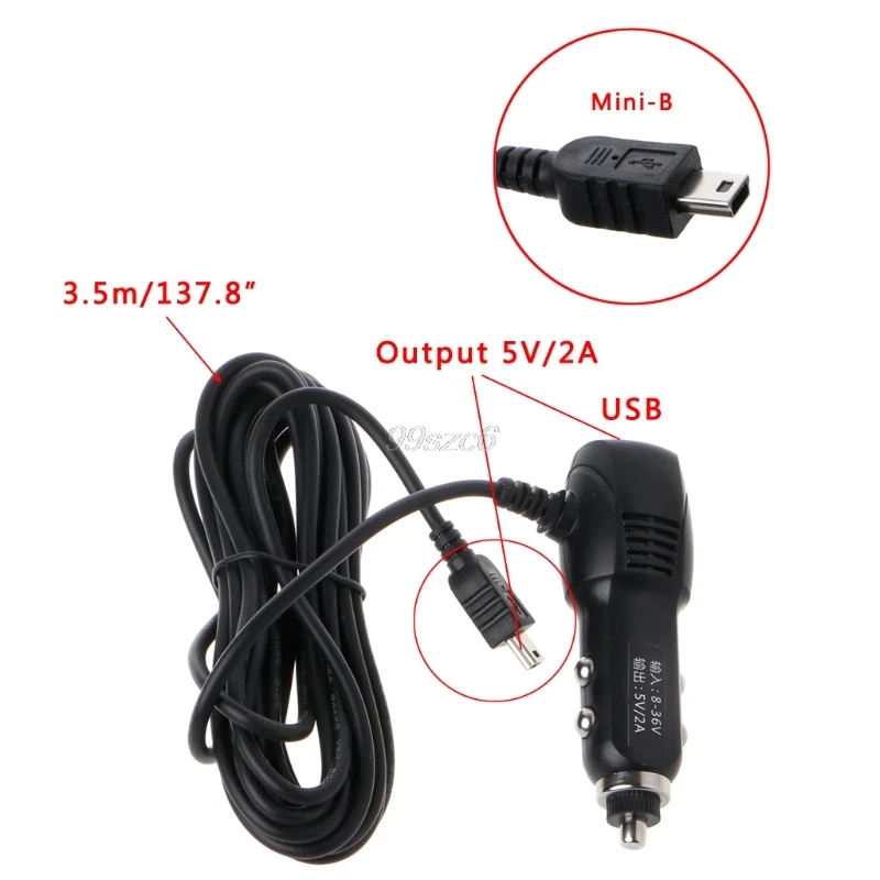 Мини/микро USB порт двойной 5 В 2A автомобильное зарядное устройство адаптер