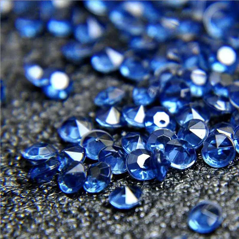 dark blue 2000 шт алмазные стол Разбрасывать Конфетти центральным Свадебные празднований дня рождения Юбилей девичник вечерние украшения - Цвет: dark blue