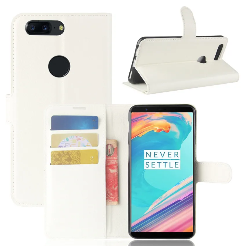 Чехол из ПВХ для Oneplus 1 2/Oneplus 3/Oneplus X/5/5 T 6 Чехол чехол Роскошный флип-чехол из искусственной кожи чехол-бумажник чехол для телефона для Oneplus5T Oneplus 3, 6 комплектов/партия, один чехол, Fundas