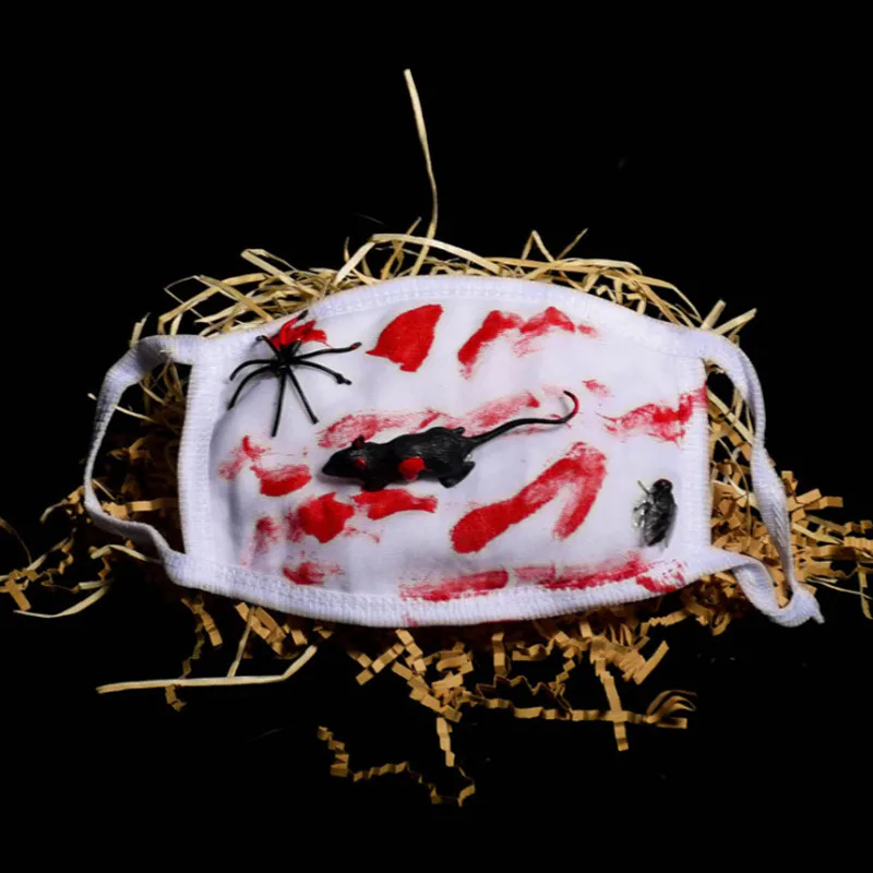 Хэллоуин страшные маски мышей зомби вампира одеваются террор кровавые мухи - Фото №1
