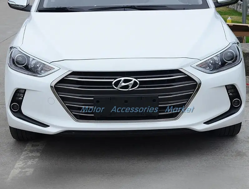 Новая хромированная накладка на переднюю фару автомобильного стайлинга для Hyundai