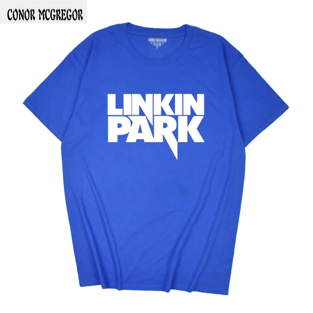 2018 летняя модная мужская футболка Lincoln LINKIN Park хлопок Linkin брендовая одежда
