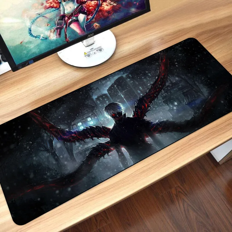 Sovawin, очень большой резиновый коврик для мыши, 80x30 см, XL, игровой коврик для игры в Токийский Гуль, игровой коврик для офисного стола, настольный компьютер, коврик для ноутбука