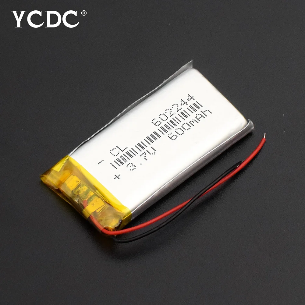 1/2/4 шт 3,7 v 600 мА/ч, Перезаряжаемые литий-полимерный аккумулятор Батарея 602244 зарядное устройство для литий-ионные аккумуляторы для Оборудование для psp DVD MID PDA Gps Регистраторы селфи-палки