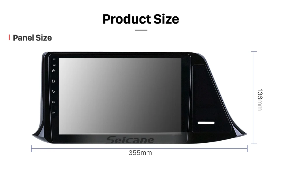 Seicane Android 8,1 HD сенсорный экран gps навигация Радио 9 дюймов для- Toyota C-HR LHD Bluetooth 3 GWifi Digita головное устройство