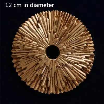 12 cm in diameter Простые современные креативные настенные украшения, настенные подвески для гостиной, настенные украшения, фоновая стена для телевизора, трехмерная ручка - Цвет: 12 cm in diameter