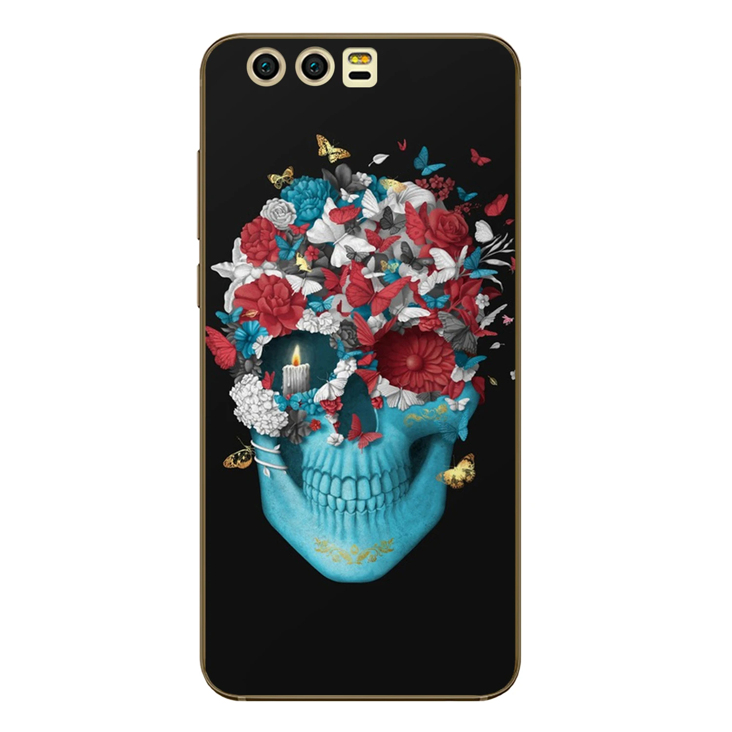 BigCases для Huawei Honor 9 чехол 5 15 &quot мягкий ТПУ силикон классные цветные очки роза