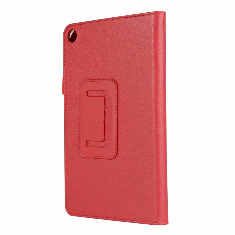 red Магнитный флип-чехол-подставка с зернистой текстурой для xiaomi mi Pad 4, 8,0 дюймов, кожаный умный чехол для планшета, защитный чехол для xiaomi mi pad 4 mi Pad - Цвет: red