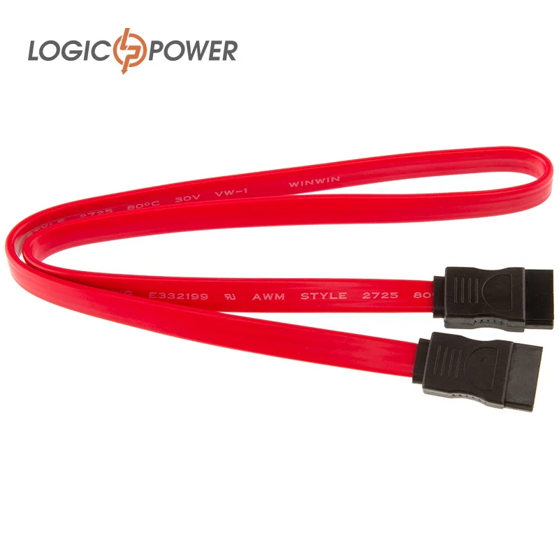 LOGIC POWER SATA DATA информационный кабель 0.5 м 10 шт = 1 упаковка #3051| |