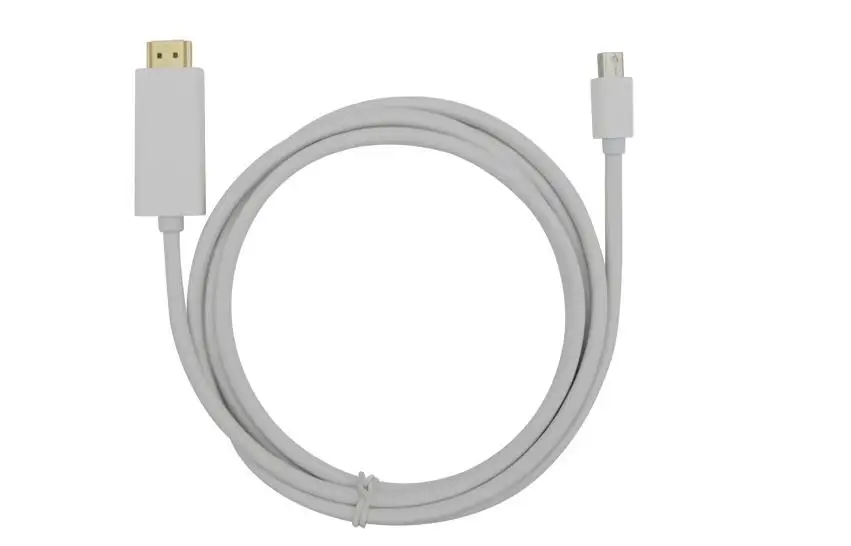 50 шт. 1 м 4 Mini Displayport DP to HDMI Vedio коннектор кабель адаптер для Apple MacBook Air Pro|Кабели VGA| |