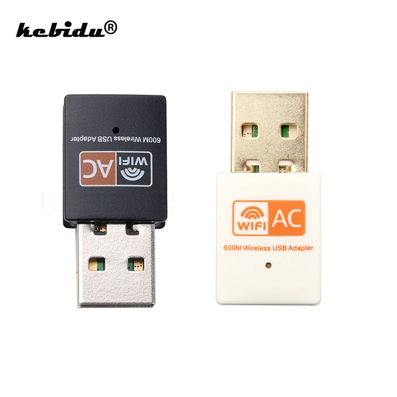 Kebidu беспроводная сетевая карта 600 Мбит/с USB WiFi адаптер 2 4 ГГц 5 Антенна ПК