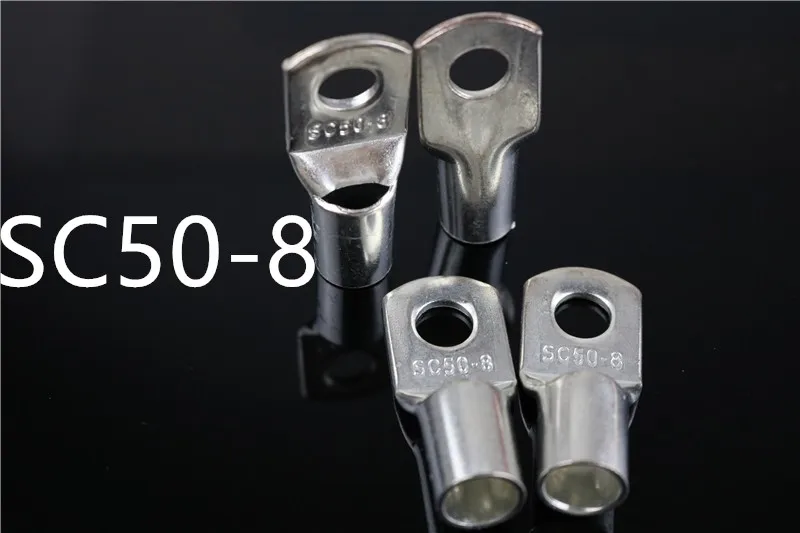 10 шт./20 шт., кабельные наконечники SC50-8, аккумуляторные клеммы, провод 50 мм