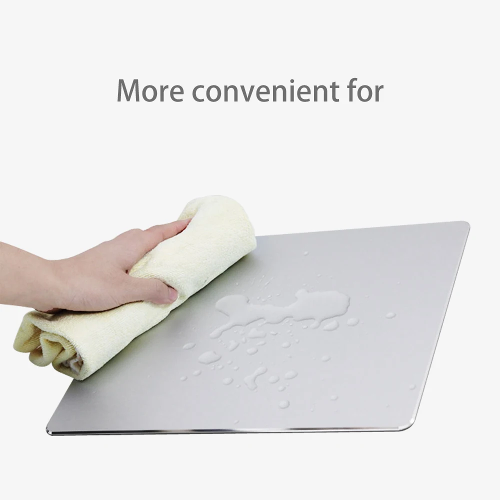 Металлический алюминиевый коврик для мыши Shellnail офиса Жесткий Гладкий волшебный